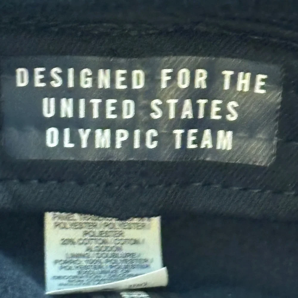 Nike Team USA Olympic Hat Navy Blue USA Embroidered Flat Brim Adjustable NWT